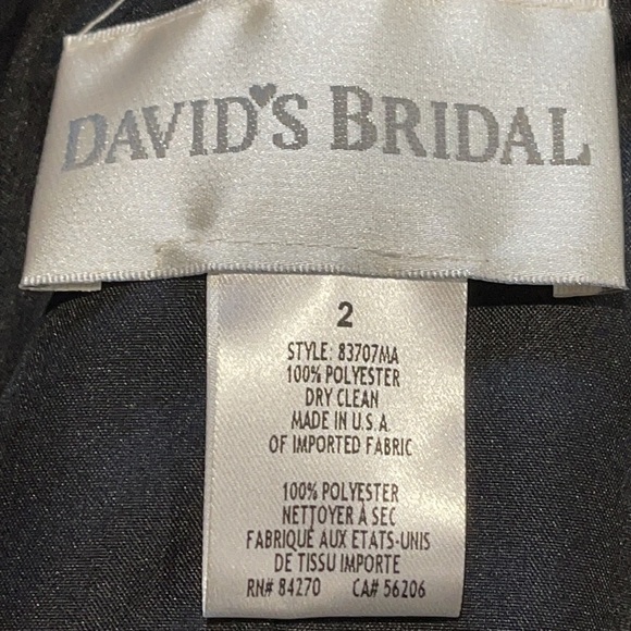 David’s Bridal Little Black Dress - NWT - Picture 6 of 7